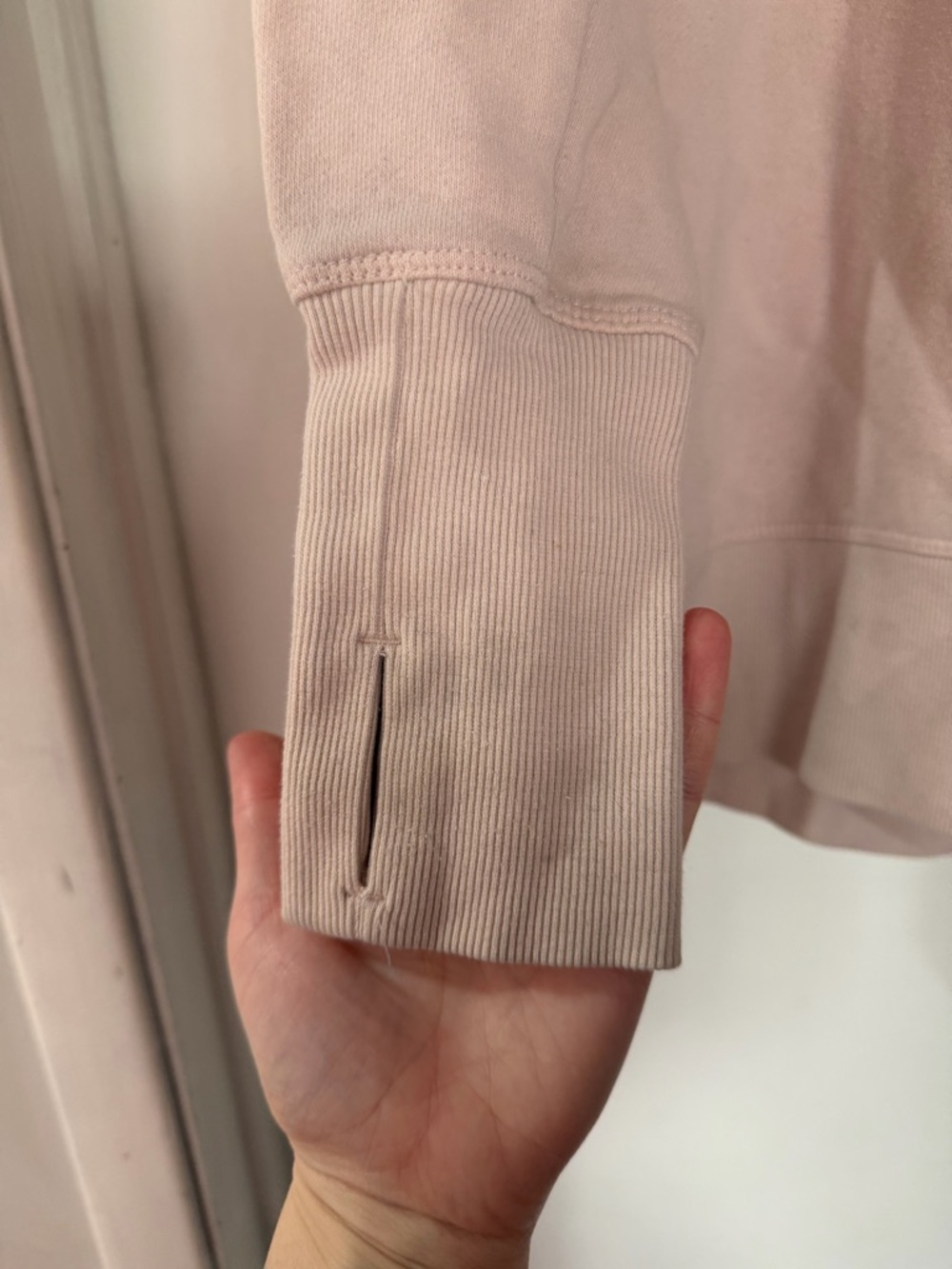 Calvin Klein Two-Tone Pink and Gray Performance Crew - Picture 2 of 5